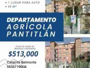 departamento en remate, agricola Pantitlán