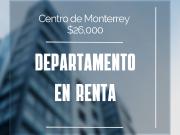 Departamento en renta en Céntrika, Monterrey, Nuevo León