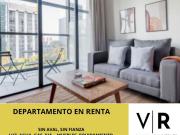 Departamento en renta en Juarez, muebles, servicios y...
