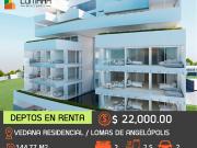 Departamento en renta en Lomas de Angelópolis, San...