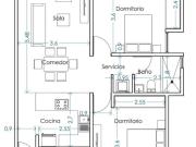 Departamento en renta en Temozon Norte, Mérida, Yucatán