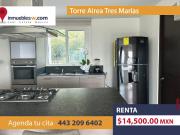 DEPARTAMENTO EN RENTA EN TORRE AIREA TRES MARIAS, MORELIA