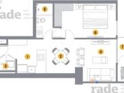 Departamento en renta en Torre Héroes 47