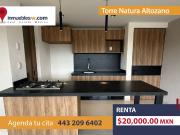 DEPARTAMENTO EN RENTA EN TORRE NATURA ALTOZANO, MORELIA