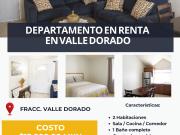 DEPARTAMENTO EN RENTA EN VALLE DORADO