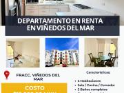 DEPARTAMENTO EN RENTA EN VIÑEDOS DEL MAR