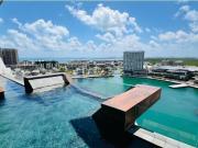 departamento premium en renta en shark tower puerto cancún