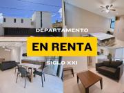 Departamento en renta / Siglo XXI / Amueblado / 1 recámara
