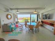 Departamento en renta vacacional. Terraza con vista a...