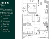 Departamento en renta Via del Bosque excelentes vista...