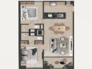 Departamento en Soho Morelos con 2 habitaciones en...