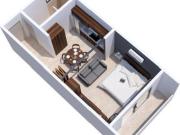 Departamento en Tulum, estudio con terraza, Región 15