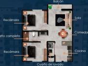 Departamento en último piso con vista y 2...