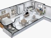 Departamento en venta 1 dormitorio y medio Nueva Cordoba