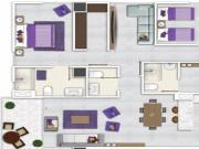 DEPARTAMENTO EN VENTA 3 HABITACIONES EN LÓPEZ COTILLA