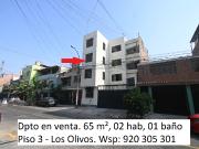 DEPARTAMENTO EN VENTA 65 m² 02 HAB. LOS OLIVOS