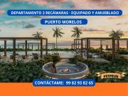 DEPARTAMENTO EN VENTA. AMUEBLADO Y EQUIPADO. ALBERCA...