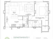 Departamento en Venta de 1 recámara
