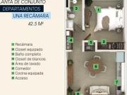 Departamento en Venta de una recámara en PB desarrollo...