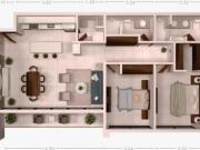 Departamento en venta en Cancun Residencial Arbolada
