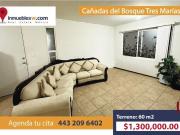 DEPARTAMENTO EN VENTA EN CAÑADAS DEL BOSQUE TRES MARIAS,...