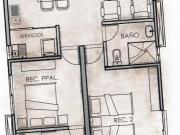 Departamento en venta en colonia Artesanos