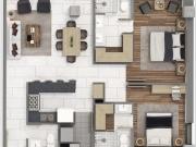 Departamento en venta en Italia Providencia, Cancún, Jalisco