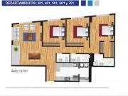 Departamento en venta en la Avenida La Encalada 127m2