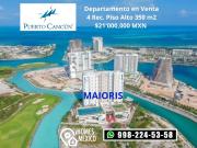 Departamento en Venta en MAIORIS, Puerto Cancun 4 Rec....