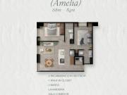 Departamento en venta en Mezquitan Country MOD. AMELIA 201