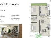 Departamento en venta en Nuevo Vallarta de 2 recamaras...