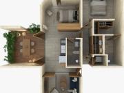 Departamento en Venta en Playa del Carmen completamente...