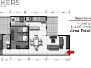 Departamento en venta en Portales Sur, Cancún, Ciudad de...