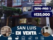 Departamento en venta en San Luis piso 1