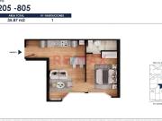 Departamento en venta en San Miguel a S/195,000