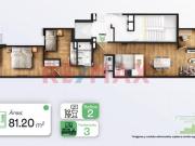 Departamento en venta en San Miguel a S/550,000