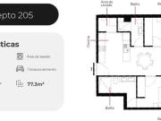 Departamento en venta en San Pedro de los Pinos