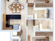 Departamento en venta en Santa Gertrudis Copo, Cancún,...