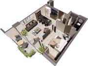 Departamento en venta en Santa Gertrudis Copo, Cancún,...