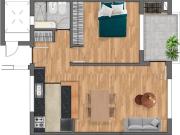 DEPARTAMENTO EN VENTA LA PLATA 1 DORMITORIO BALCON