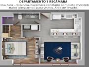 Departamento en Venta Las Lajas, 01 DV 10809 JP