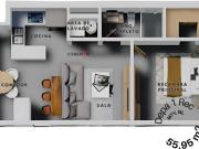 DEPARTAMENTO EN VENTA LISTO PARA ESTRENAR EN EL CENTRO...