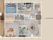 Departamento de 107 m² en venta en Temozón Norte