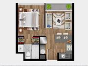 Departamento en Venta, Nuevo 1 Dormitorio 1Baño