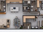 Departamento en venta Playa del carmen 3 habitaciones a...