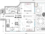 Departamento en Venta Torre MH LIVING Mariano Otero