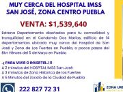 DEPARTAMENTO EN VENTA ZONA CENTRO HISTORICO DE PUEBLA,...
