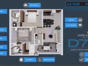 DEPARTAMENTO EN VENTA ZONA NORTE MODELO D78