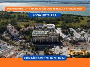 DEPARTAMENTO EN ZONA HOTELERA, CANCÚN, 1 RECÁMAR CON...