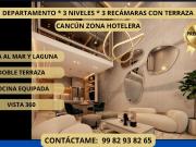 DEPARTAMENTO EN ZONA HOTELERA, CANCÚN, 3 RECÁMARAS CON...